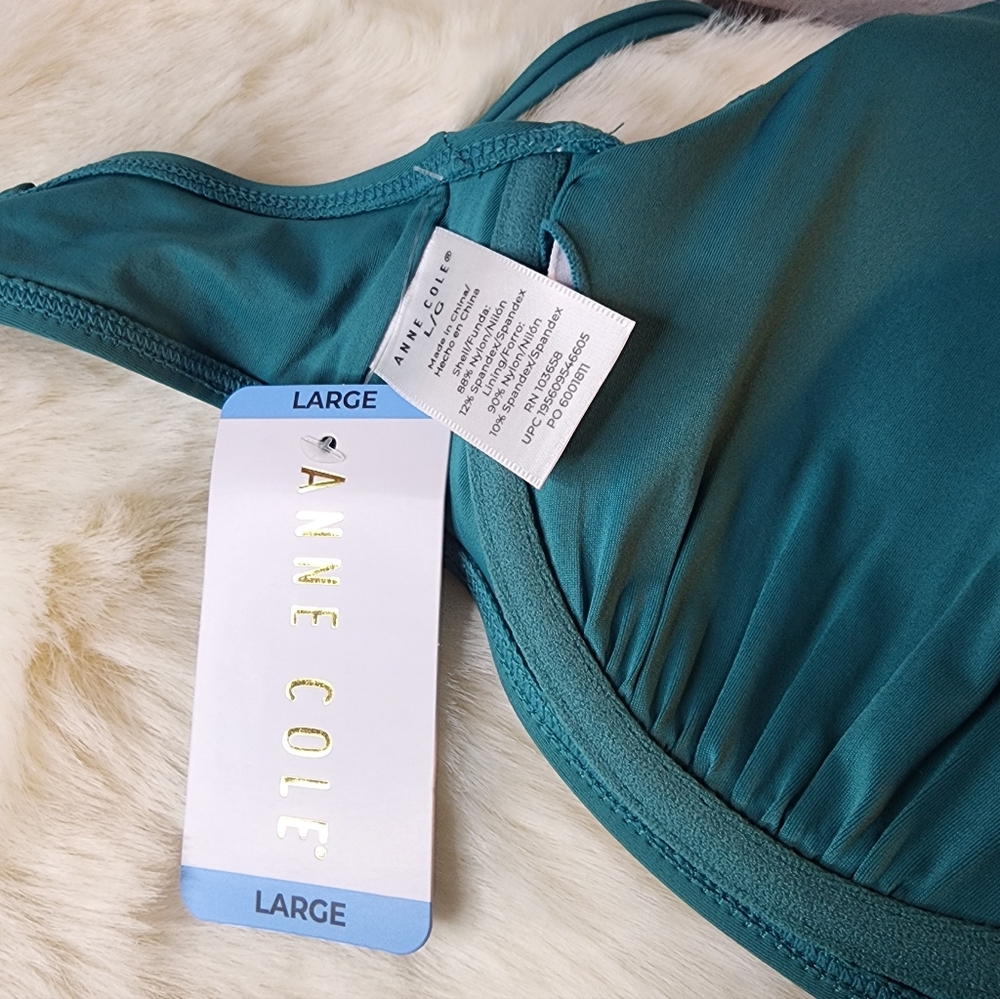 Anne Cole Signature V-Wire Bikini Top - Picture 8 of 9